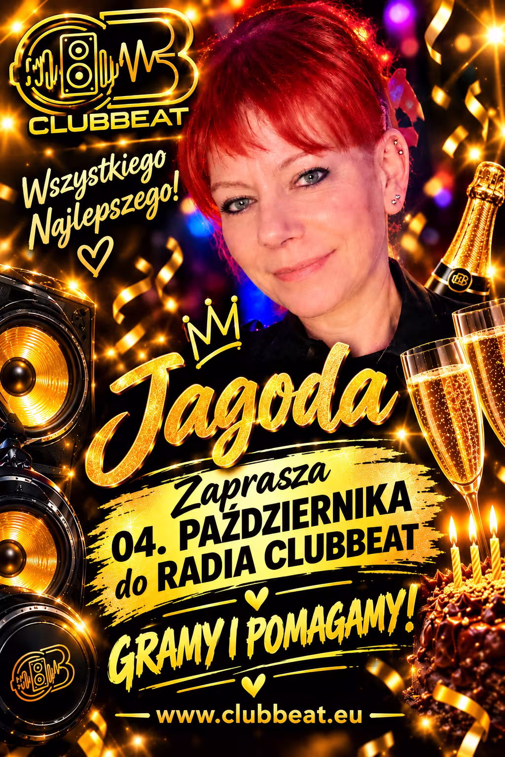 JAGODA ZAPRASZA NA URODZINOWĄ IMPREZĘ 